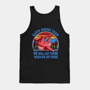 Sloth Hiking Team We Will Get There Vintage T-shirt tee Tank Top